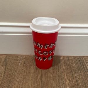 🧡 Starbucks reusable Christmas cup